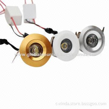 High Power LED Cabinet Light-1W, Beam angle of 30,45 or 60 degree